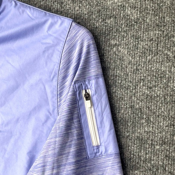 FootJoy FJ Presidents Cup Golf Pullover Jacket Women's Size L Light Blue Stretch - Picture 4 of 9